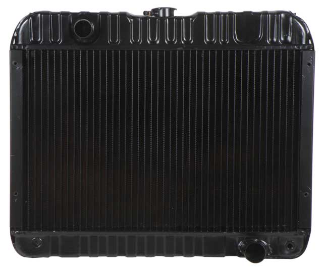 1963-67 Nova V8 283/327 W/MT Radiator 3 Row LH Inlet Recessed Side Brckts (15-1/2"X23-1/2"X2" Core)