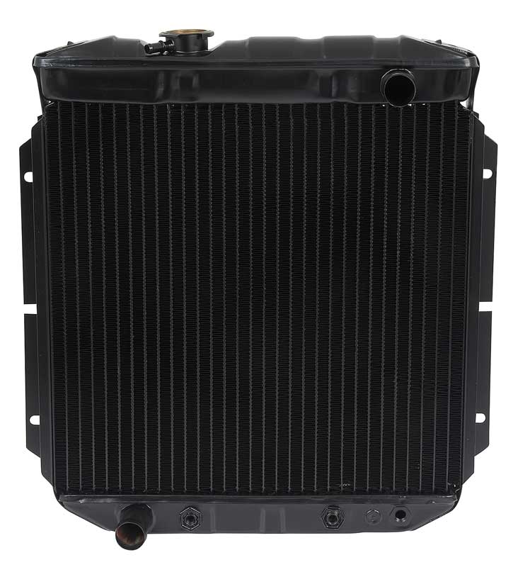 1964-66 Mustang L6 With Auto Trans 3 Row Copper/Brass Radiator