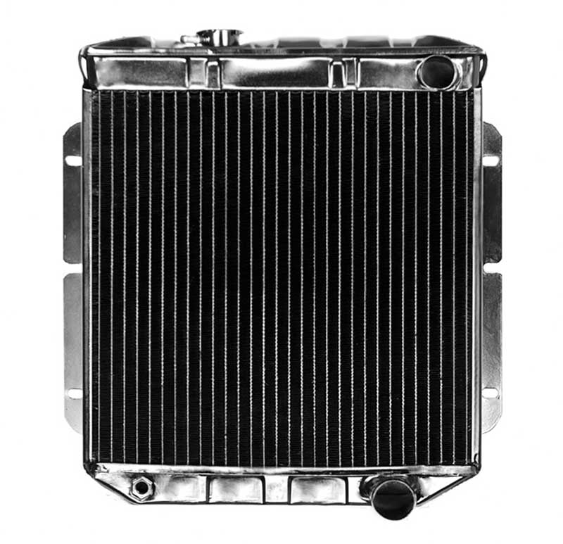 1964-66 Mustang V8/260-289 With Manual Trans 4 Row Copper/Brass Radiator