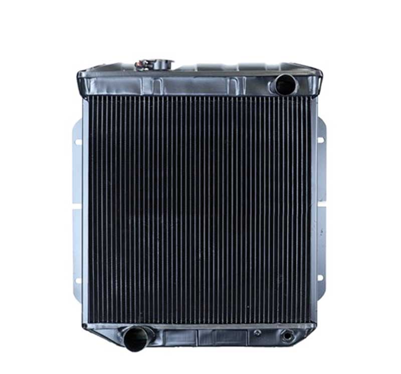 1964-66 Mustang With Manual Trans For V8 Conversion 3 Row Copper/Brass Radiator