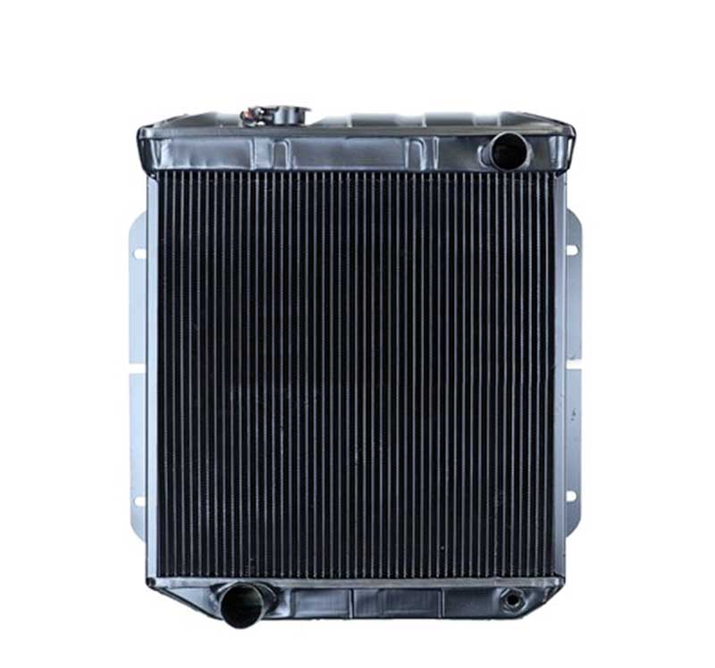 1964-66 Mustang With Auto Trans For V8 Conversion 4 Row Copper/Brass Radiator