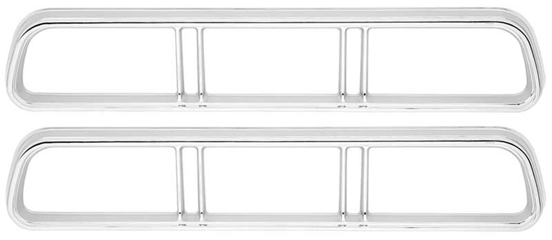1967 Impala, Caprice Rear Tail Lamp Bezels RH and LH Pair