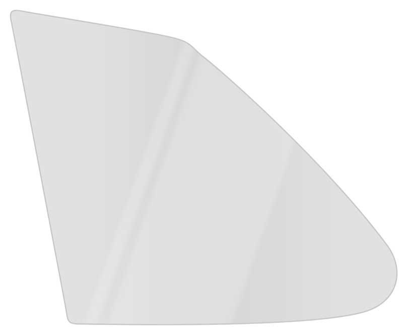 1961-62 Lancer/Valiant 2-Door Hardtop/Sedan Quarter Glass Rear Position Clear