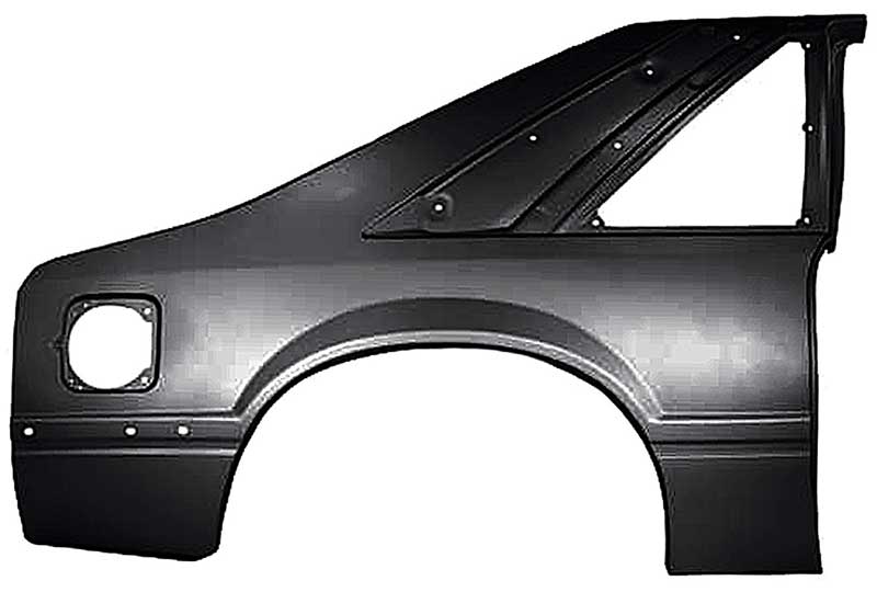 1991-93 Ford Mustang Complete Quarter Panel Hatchback RH Passenger Side EDP Coated