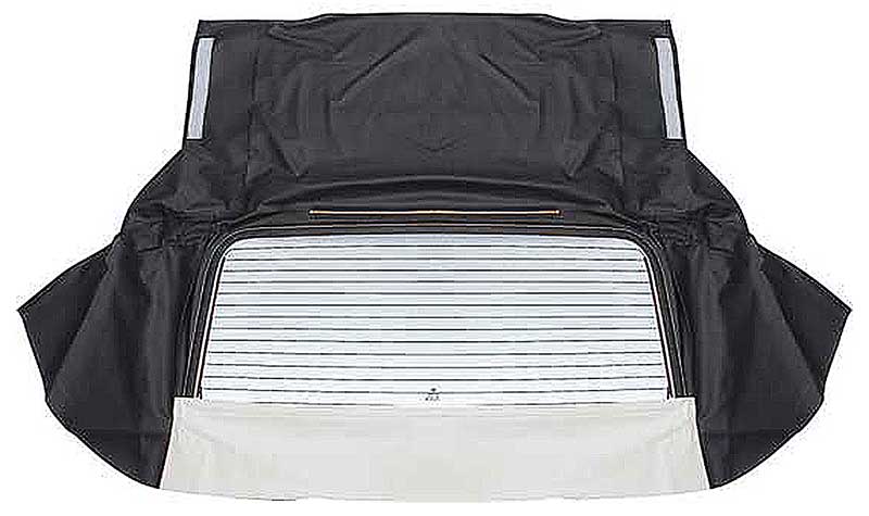 1971-76 GM B-Body Convertible Rear Window Only Glass With Defroster Vinyl White