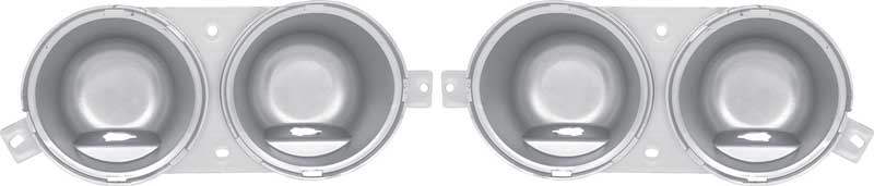 1970-73 Chevrolet Camaro Tail Lamp Housings RH and LH Pair OER