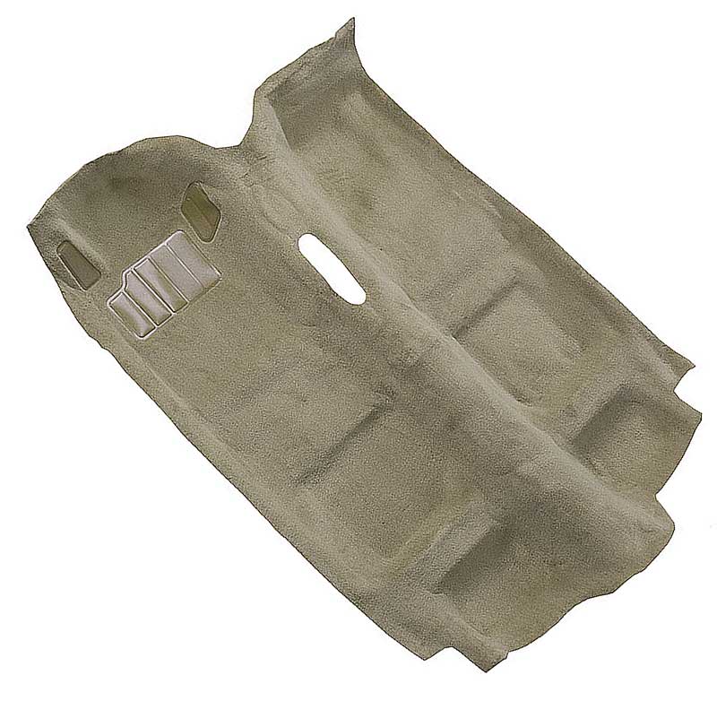 1985-87 Camaro, Firebird Molded Carpet Set Cut Pile with Console Almond Passenger Area