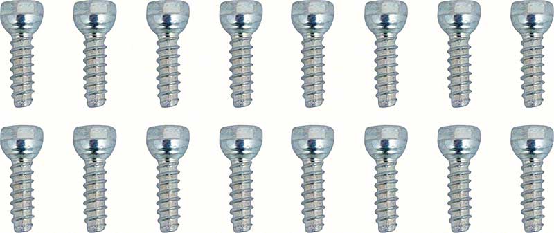 1965-72 Rally Wheel Ornament Screw Set - 16 Piece