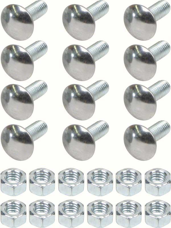 1970-73 Camaro Standard or Rally Sport Front and Rear Bumper Bolt Kit 22 Piece Set