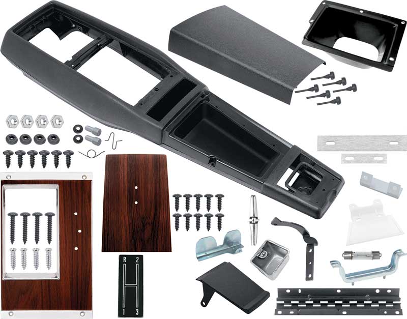 1969 Camaro 3 Speed Manual Transmission Console Kit without Gauges