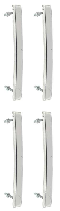 1985-88 Chevrolet Truck Vertical Grill Moldings Upper & Lower LH and RH Sides 4-Piece Set