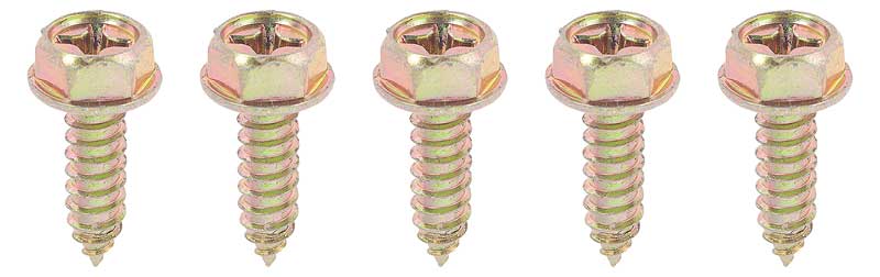 1962-72 Mopar Rallye Wheel Cap Screw Set 5 Piece Set