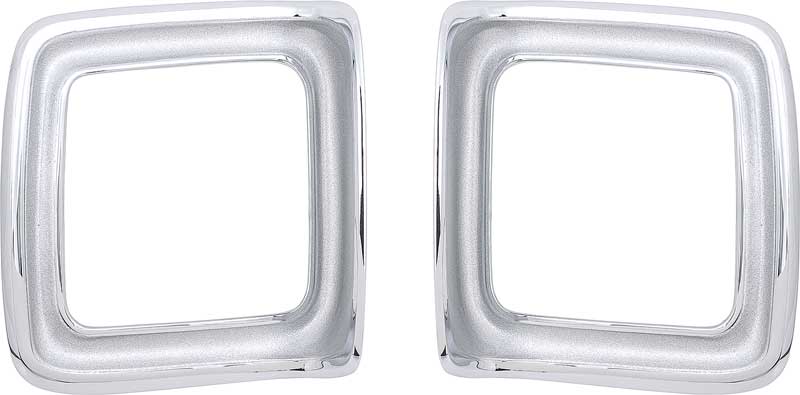 1969 Road Runner, Satellite, Belvedere Rear Tail Lamp Bezels Die-Cast Pair