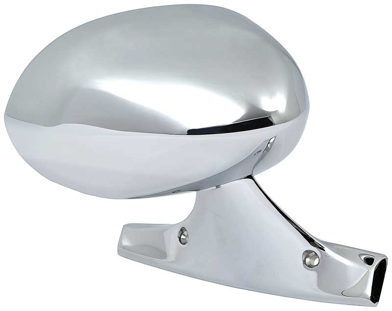 1971-74 Dodge, Plymouth B/E-Body Chrome Outer Door Mirror Manual Bullet Passenger Side