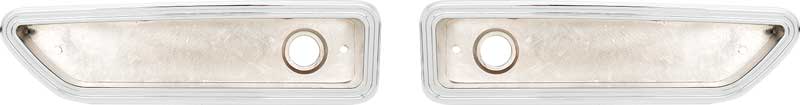 1970-71 Dodge Challenger Rear Side Marker Bezels Pair