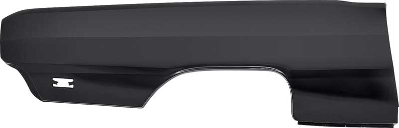1969 Dodge Dart Partial Quarter Panel Skin RH EDP Coated