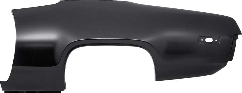 1972 Plymouth Road Runner, Satellite Quarter Panel Skin LH EDP Coated