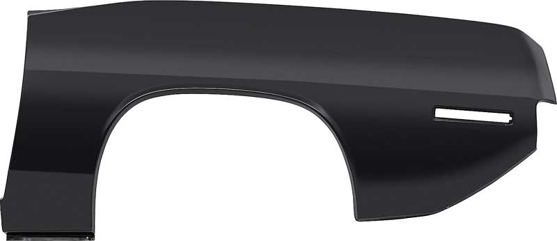 1970-71 Plymouth Barracuda, Cuda Quarter Panel Skin LH Driver Side EDP Coated