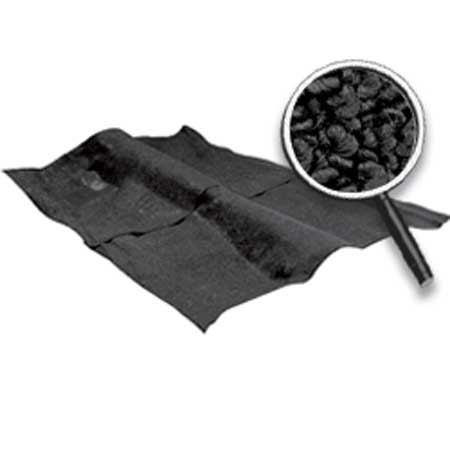 1962-67 Chevy II Nova Molded Carpet Set Loop 4 Door Auto Trans Black