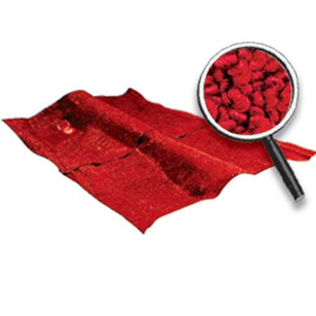 1962-67 Chevy II Nova Molded Carpet Set 4 Door Auto Trans Loop Red