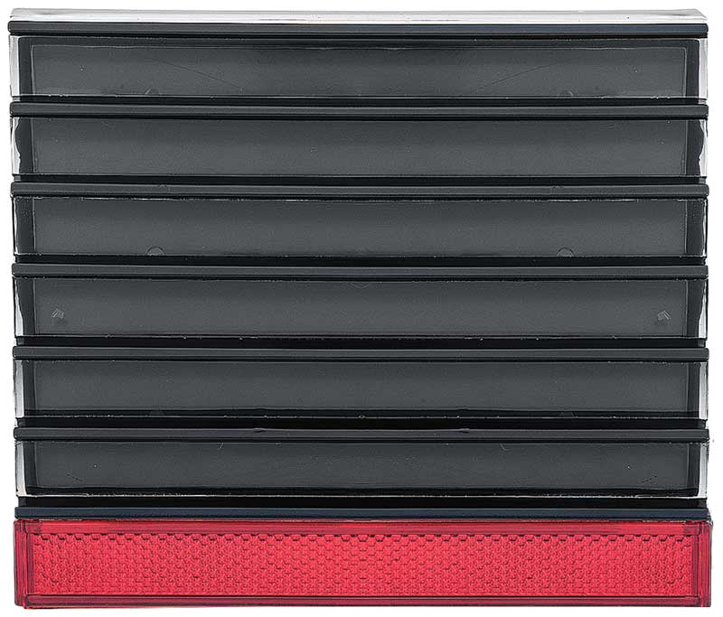 1979-81 Firebird Fuel Door with Reflector Smoke For Models without Firebird Emblem