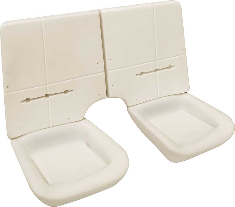 1982-92 Camaro, Firebird Split Back Rest Rear Seat Foam with Wire for Folding Rear Backrest Made in the USA