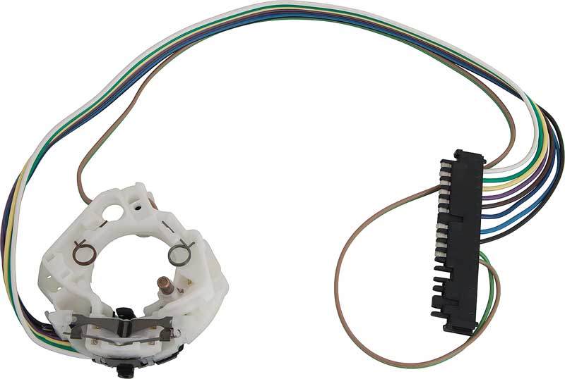1969-76 GM Turn Signal Switch 10-Pin 3-7/8" Wide Connector