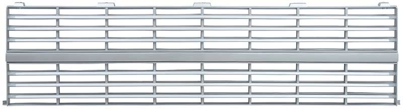 1983-84 Chevrolet Pickup, Suburban, Blazer Front Grill Single Headlamp Argent Silver