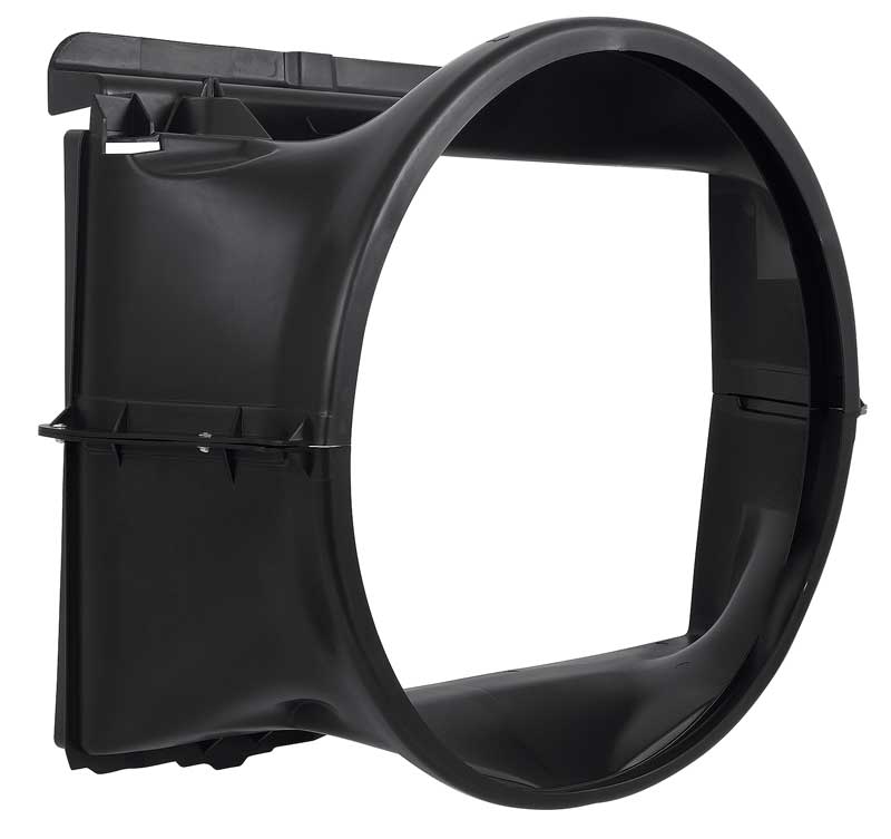 1981-91 Chevrolet, GMC Truck Fan Shroud Set Upper/Lower Small Block V8 without AC 2 Piece