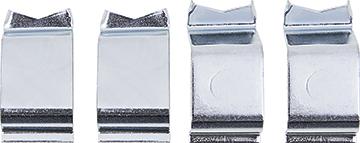 1955-57 Bel Air, 150, 210 Station Wagon Liftgate Glass Retainer Clip Set 4 Piece Set