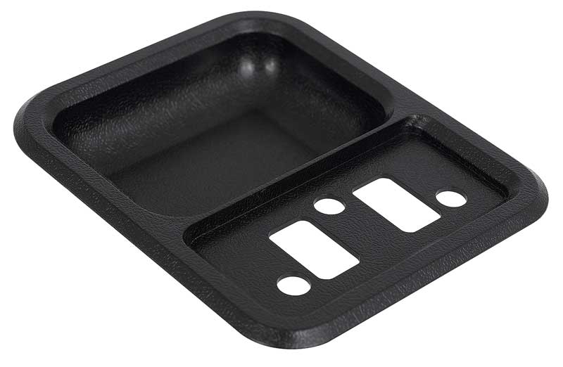 1967-72 Ford F-100, F-250, F-350, 1968-69 Falcon, Fairlane, Galaxie Door Panel Arm Rest Cup Black
