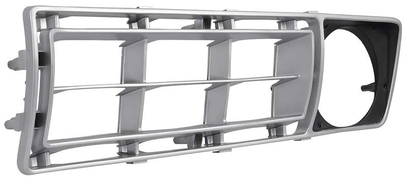 1976-77 Ford F100. F250, F350 Truck Inner Grille Insert Argent & Charcoal LH Driver Side