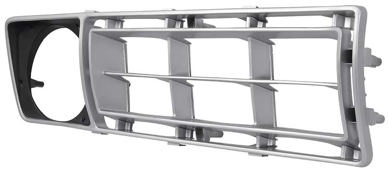 1976-77 F100. F250, F350 Truck Inner Grille Insert Argent & Charcoal Passenger Side