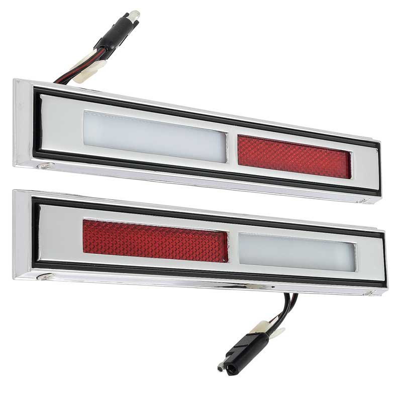 1969-70 Mustang, Cougar, Galaxie 500, Monterey Interior Door Panel Courtesy Light Set RH & LH Pair