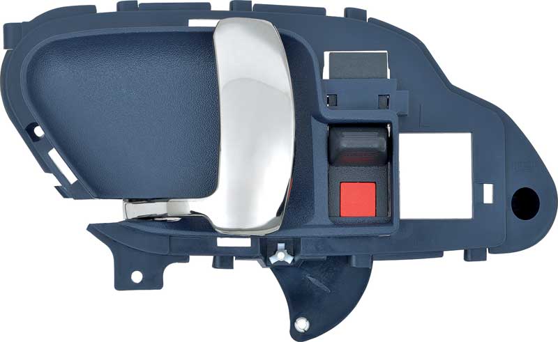 1995-2002 Chevy, GMC C/K Pickup, Sport Utility Inner Door Handle w/Chrome Lever Blue Housing LH Drivers Side