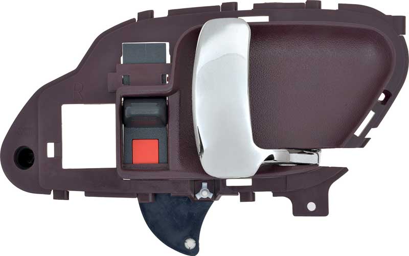 1995-2002 Chevy, GMC C/K Pickup, Sport Utility Inner Door Handle w/Chrome Lever Red Housing RH Passenger Side