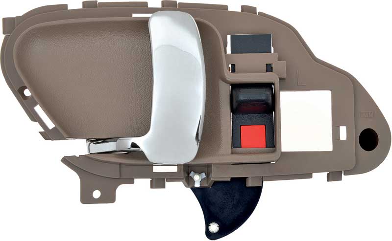 1995-2002 Chevy, GMC C/K Pickup, Sport Utility Inner Door Handle w/Chrome Lever Brown Housing LH Drivers Side