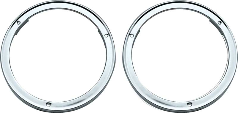 1963 Chevrolet Truck Headlight Bezels Chrome