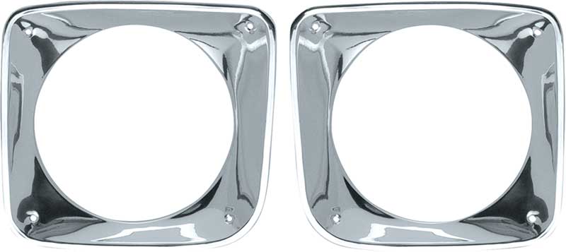 1967-68 Chevy Pickup, Panel, Suburban Headlight Bezels RH & LH Pair