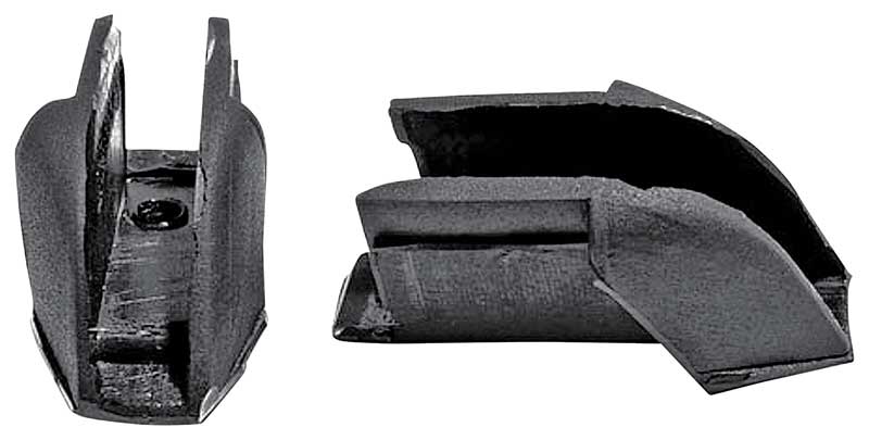 1966-67 Chevy II Nova Upper Vent Window Rubber Bumpers Hardtop, Convertible Pair