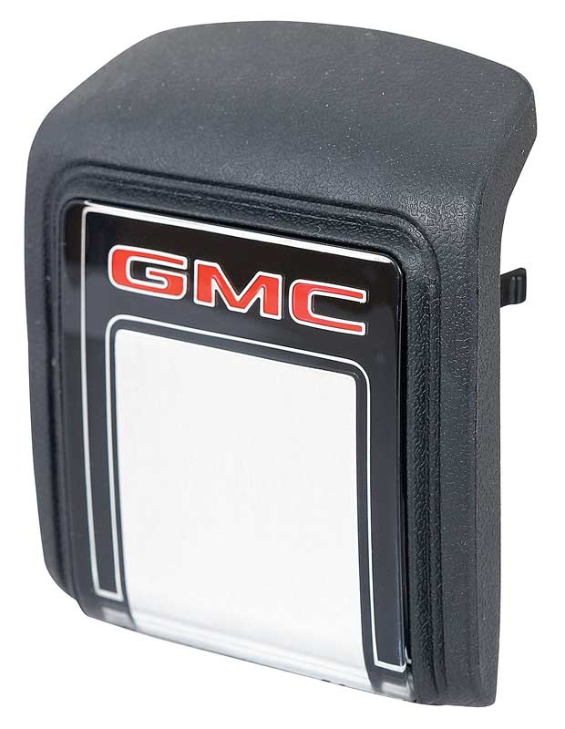 1978-91 GMC Truck Horn Cap For Deluxe Steering Wheel Black/Silver