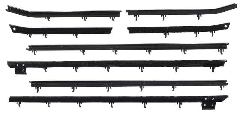 1967 Camaro, Firebird Convertible Window Felt Set Inner and Outer OE Style 8-Pieces