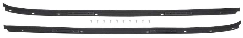 1970-81 Camaro / Firebird Coupe Window Felt Set Reproduction Outer Without Chrome Bead