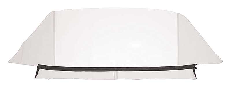 1961-64 GM B-Body Convertible Rear Window Only Plastic Vinyl White ...