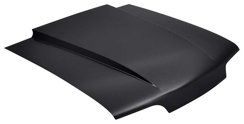 1987-93 Mustang Cowl Induction Hood 2" Rise Bolt On EDP Coated