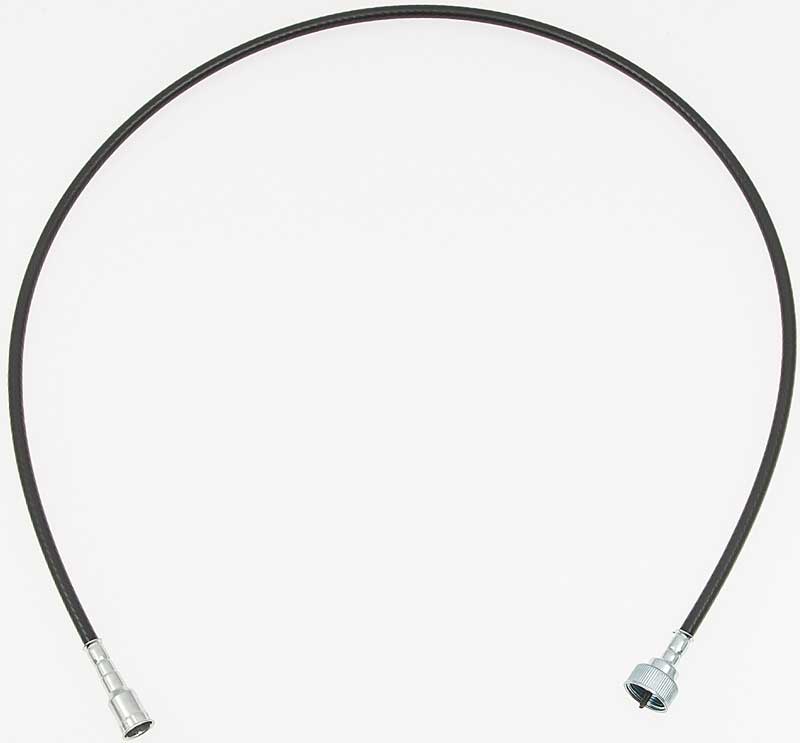 Speedometer Cable and Casing For Clip Retained on Speedometer Side 46" Long