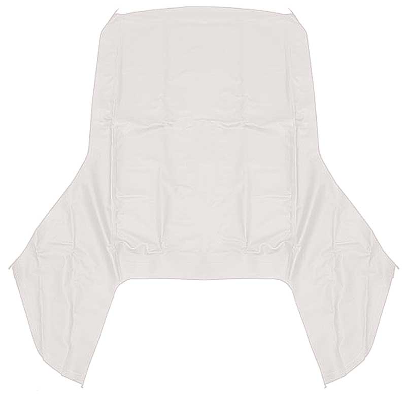 1967-69 Camaro / Firebird Convertible Top Only For Plastic Window Vinyl White