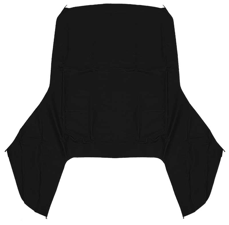 1967-69 Camaro / Firebird Convertible Top Only For 2-Piece Glass Window Vinyl Black