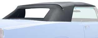 1967-69 Plymouth Barracuda Convertible Top Pinpoint Black