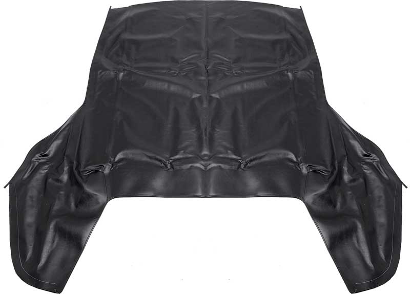 1970-71 Dodge Challenger, Plymouth Barracuda Convertible Top Crush Black